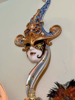 Authentic Italian Venetian Decorative Wall Mask